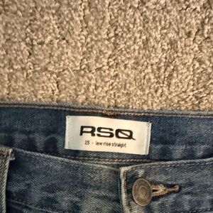 RSQ medium wash low rise denim jeans